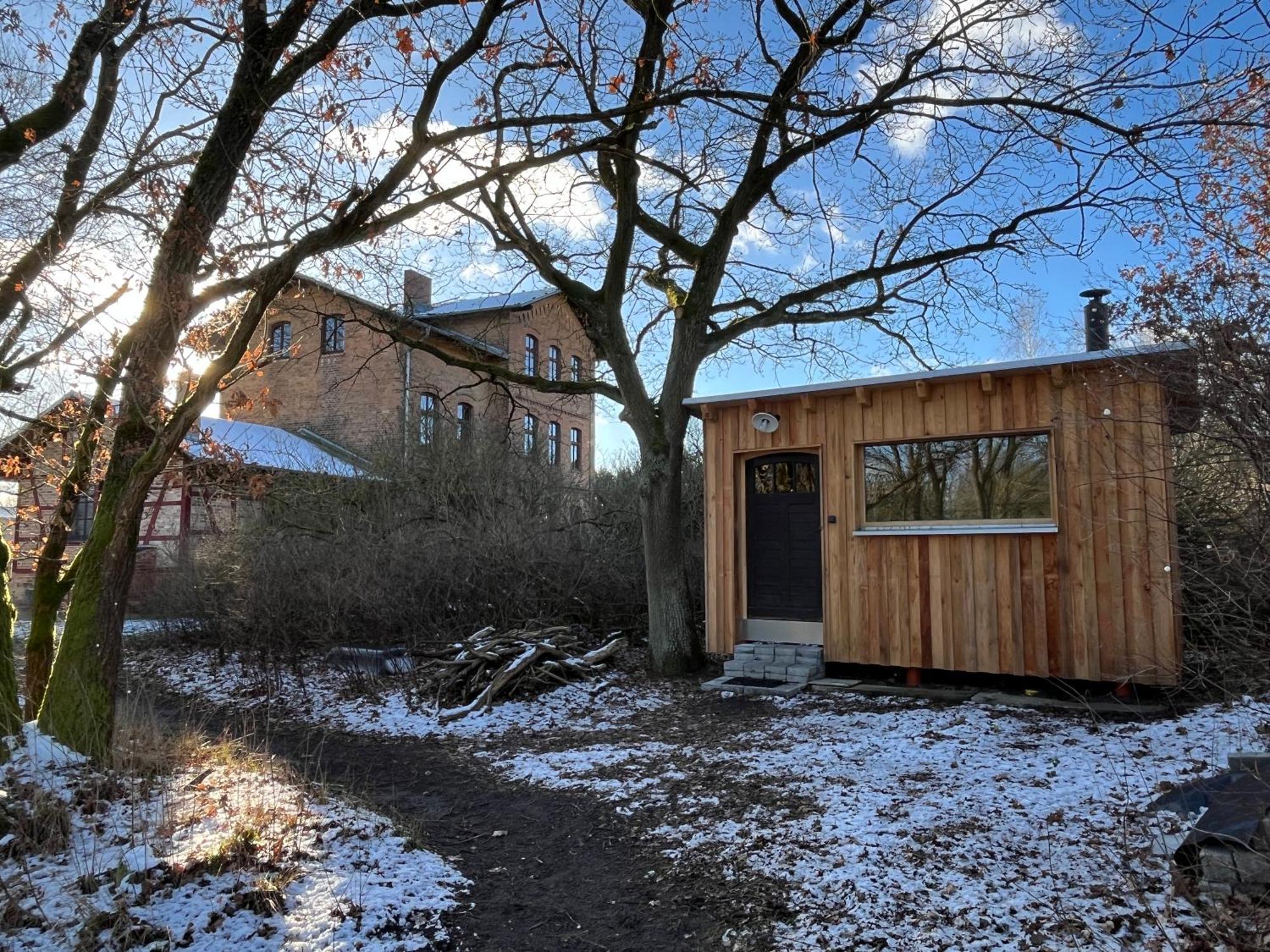 Romantisches Studio Am Waldesrand Mit Gartensauna Schwarz Eksteriør billede